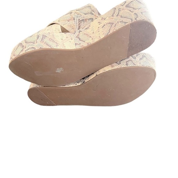 Amuse Society Matisse‎ Runaway Snake Platform Sandal size 8 - Picture 7 of 7